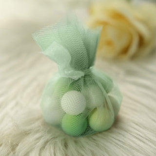 Create Stunning Candy Favor Wraps with our 9-inch Tulle Circles