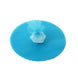 25 Pack | 9inch Turquoise Sheer Nylon Tulle Scalloped Circles Favor Wrap Craft Fabric