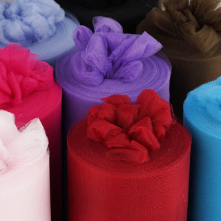 Elegant Purple Tulle Fabric Bolt for Stunning Event Décor