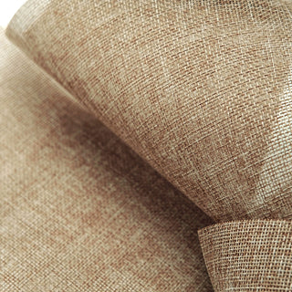 Natural Polyester Burlap Fabric Roll - The Perfect DIY Decor Material