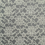 56 inches x15 Yards Ivory Lace Fabric Bolt