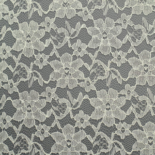 Create Timeless Beauty with Ivory Floral Lace Fabric