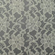 6 inches x 10 Yards Ivory Floral Lace Fabric Bolt