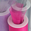6" x 10 Yards Fuchsia Sheer Organza Fabric Bolt - Clearance SALE | TableclothsFactory