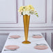 20inch Gold Metal Trumpet Flower Vase Wedding Centerpiece