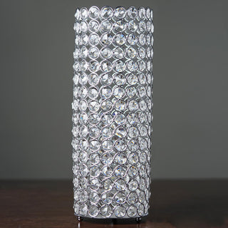 Add Elegance to Your Event with the 16" Metallic Silver Candle Holder