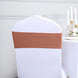 5 Pack Terracotta (Rust) Spandex Stretch Chair Sashes