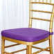 2inch Thick Purple Chiavari Chair Pad, Memory Foam Seat Cushion With Ties and Removable Cover