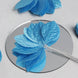 144 Burning Passion Leafs for Craft - Turquoise