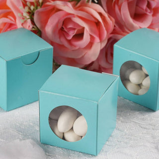 Turquoise Candy Treat Favor Boxes - The Perfect Party Supplies