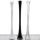 6 Pack | 24inch Clear Eiffel Tower Glass Flower Vase