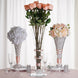 4 Pack | 20" Pilsner Curved Trumpet Glass Florist Vases