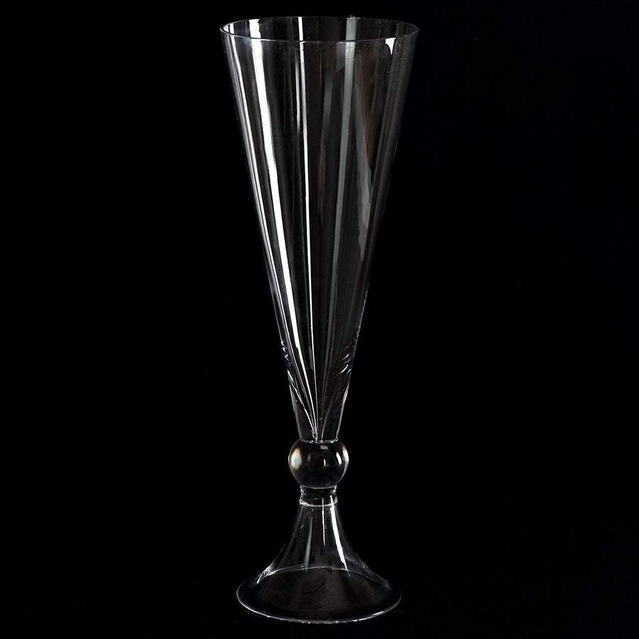 Reversible Crystal Ball Trumpet Glass Vase