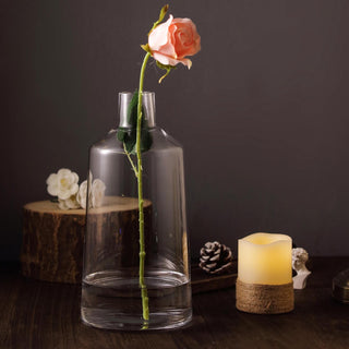 Elegant and Versatile Clear Glass Flower Bud Vase Centerpieces