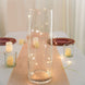 6 Pack | 14inch Round Heavy Duty Clear Cylinder Glass Vases, Tall Flower Vase