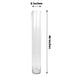 2 Pack | 40inch Round Heavy Duty Clear Cylinder Glass Vases, Tall Flower Vase