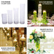 6 Pack | 20inch Round Heavy Duty Clear Cylinder Glass Vases, Tall Flower Vase