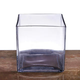 6 Pack | 6 inches Clear Premium Heavy Duty Glass Candle Holder