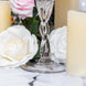 Set of 3 | Hurricane Long Stem Gold Foil Crackle Glass Vases Candle Holder Set - 16"/14"/12"