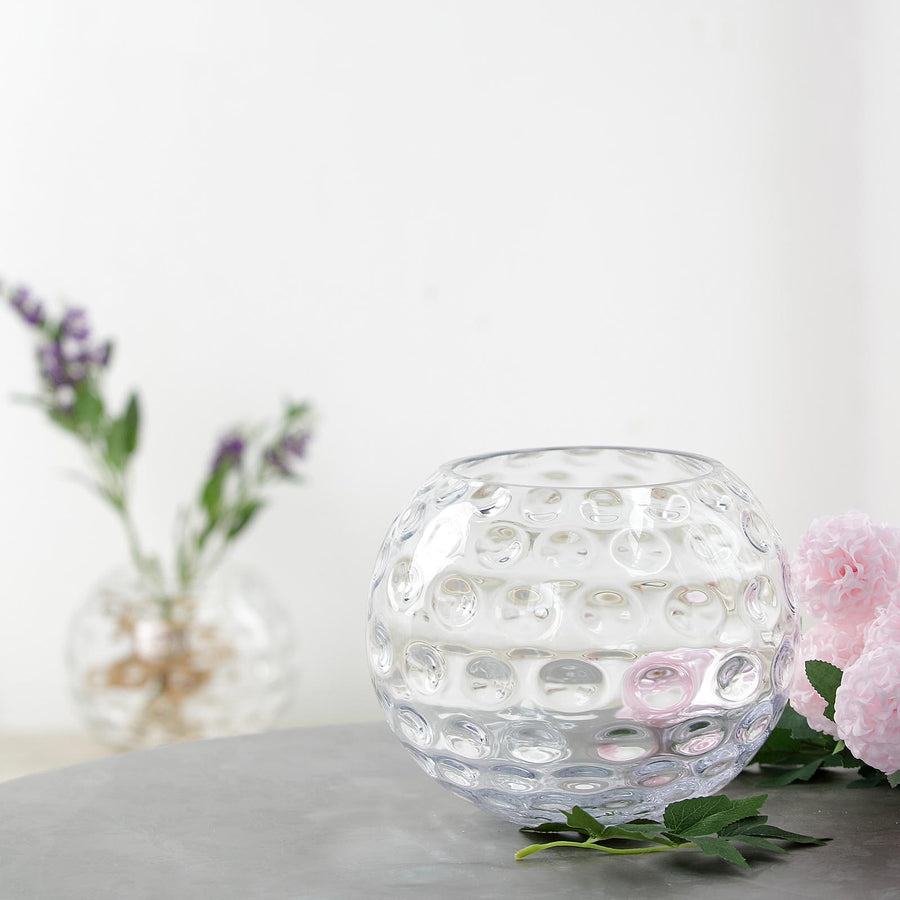 Bubble Vase, Globe Vase, Glass Flower Vase, Sphere Vase