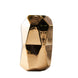 2 Pack | 6inch Gold Metallic Ceramic Vases Geometric Cylinder Vase#whtbkgd