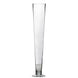 6 Pack | 24" Clear Heavy Duty Trumpet Glass Vase#whtbkgd