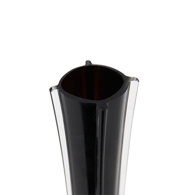 12 Pack | 16inch Black Eiffel Tower Glass Flower Vase