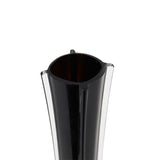 6 Pack | 28inch Black Glass Flower Eiffel Tower Vases