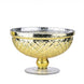 10inch Gold Mercury Glass Compote Vase, Pedestal Bowl Centerpiece #whtbkgd
