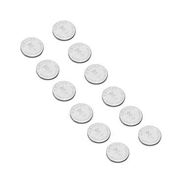 12 Pack | 3 Volt Lithium Button Battery, Coin Battery CR2032