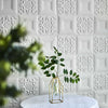 52 Sq Ft White 3D Foam French Country Wall Panels Self Adhesive Ceiling Tiles