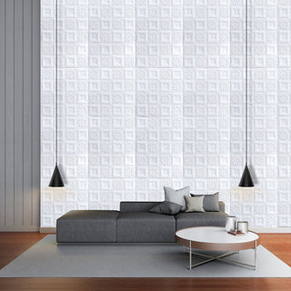 Transform Your Walls with 3D White Foam Wall Panels