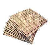10 Pack | 12"x12" Rose Gold Peel and Stick Backsplash Mirror Wall Tiles