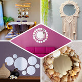 Round Mirror Wall Stickers, Acrylic Removable Wall Decals For Home Decor