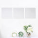 12inch x 12inch Square Mirror Wall Stickers, Acrylic Removable Wall Decals For Home Decor