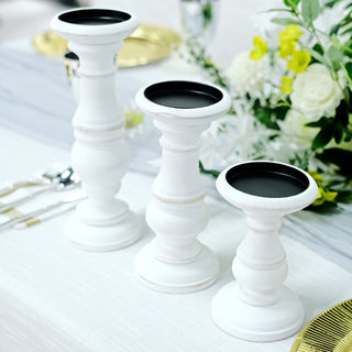 Versatile and Charming Rustic Candle Pedestals for Any Occasion