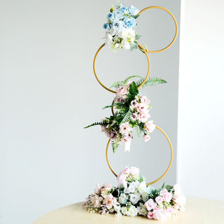 Elevate Your Event Decor with a Gold Metal Flower Stand