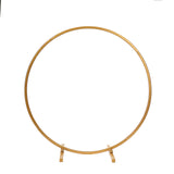 20inch Gold Round Arch Wedding Centerpiece, Metal Hoop Wreath Tabletop Decor#whtbkgd