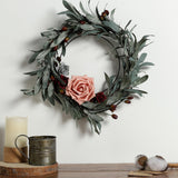 14inch Black Metal Wire Wreath Frame, Wreath Ring