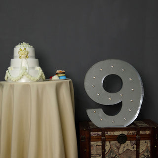 Create Memorable Events with our Vintage Marquee Number Light