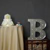 20"| Vintage Metal Marquee Symbol Lights Cordless With 16 Warm White LED - @