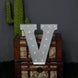20" | Vintage Metal Marquee Letter Lights Cordless With 16 Warm White LED - V#whtbkgd