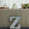 2 FT | Vintage Metal Marquee Letter Lights Cordless With 16 Warm White LED - Z