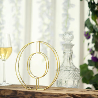 Durable and Eye-Catching Gold Table Decor