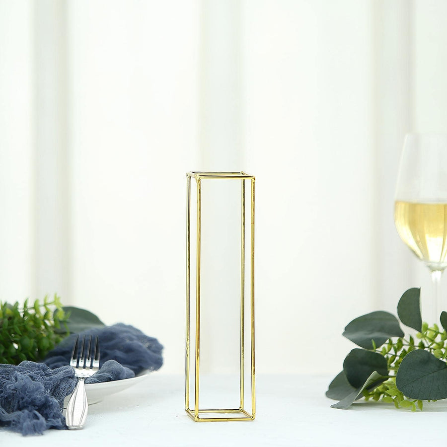 8" Tall | Gold Wedding Centerpiece | Freestanding 3D Decorative Wire Letter | I