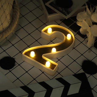 Illuminate Your Space with Warm White 5 LED Light Up Numbers