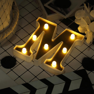 Create Unforgettable Memories with Warm White 7 LED Light Up Letters
