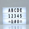 192 Letters | A4 DIY My Cinema LightBox, Cool White Marquee LED Light Box