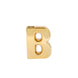 6inch Shiny Gold Plated Ceramic Letter "B" Sculpture Bud Vase, Flower Planter Pot Table #whtbkgd
