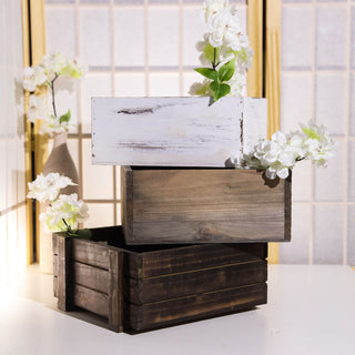 Elevate Your Space with Natural Square Wood Planters